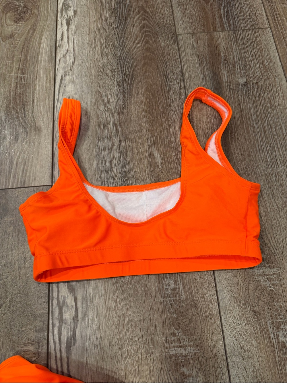 NEW! Calypso Orange Scoop Neck Bikini Set Size S - Picture 4 of 6